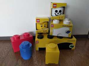 LEGO Lego storage box * head storage case 7 point set LEGO