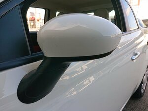 [psi] ABA-31212 Fiat 500 left door mirror 268 white H22 year 