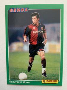 三浦知良 ジェノア GENOA PANINI；KAZU、セリエA、Kazuyoshi Miura、