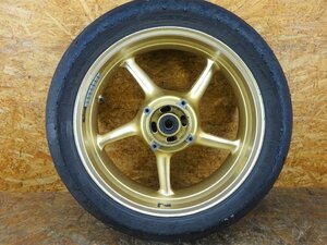 [G69] Triumph Daytona 675R ^ заднее колесо (1) 17×5.50 Тряска, колебание нет 