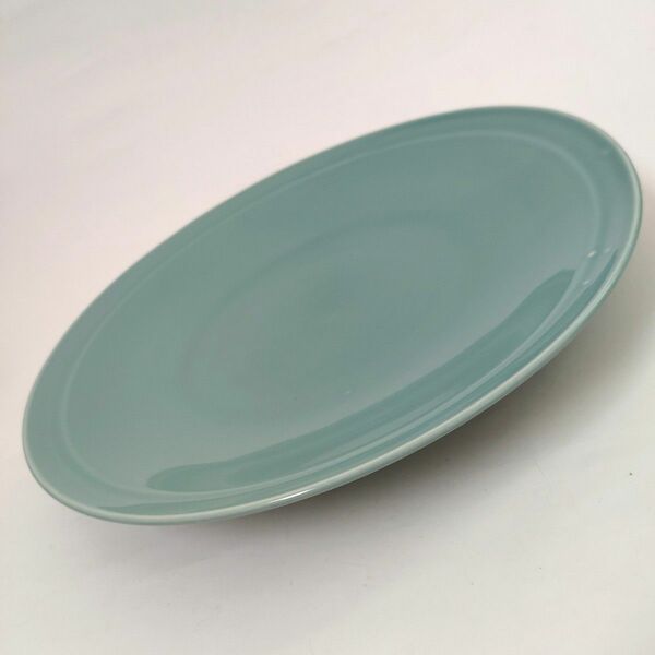 【1枚】ふぐ皿 ふぐ刺し用皿 大皿 青磁色 和食器 てっさ 33.5cm