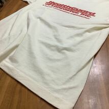 M68.古着プリントTシャツアメカジUSA製アメリカ製フリー＆イージースクリーンスターサイズLオフホワイト半袖Tシャツ_画像9