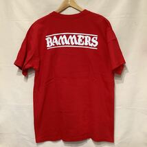 M210.古着プリントTシャツアメカジUSAアメリカフリー＆イージーマイフリーダムサイズLレッドvintage ビンテージ Tee ギルダン_画像2