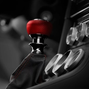 VW＆AUDI DSGシフトノブ/ナッパレザー・レッド(赤)【LEYO Motorsport】新品/NAPPA LEATHER/の画像3