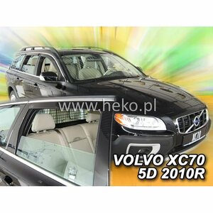  Volvo /VOLVO V70/XC70(BB) door visor F&Rset[Team HEKO/heko made ] new goods /VOLVO/ dark smoked /