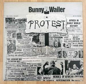 Bunny Wailer（バニー・ウェイラー）LP「Protest」UK盤 オリジナル ILPS 9512 ジャケットに多少の難あり