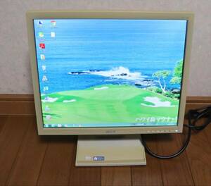 Acer　V173B　アナログ　スピーカ付　ディスプレーのみ １7インチ液晶カラーディスプレー 　現状品　　＃1