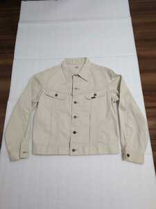  new goods great popularity Lee waste ta-na jacket eggshell white L Rider's LM5413-951 WESTERNER Tracker white last 