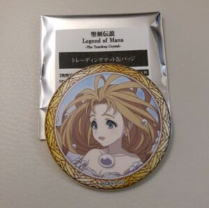 新品未使用 聖剣伝説レジェンドオブマナ 缶バッジ 真珠姫★マルイノアニメ tear drop crystal マルイ ポップアップ LoM Legend of MANA