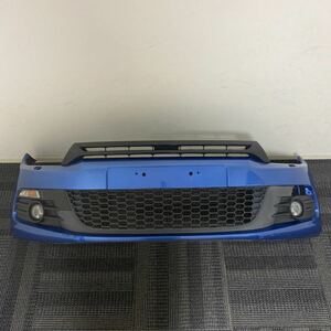 中古 フォルクスワーゲン VW シロッコR 13CDL 純正 フロントバンパー フォグ グリル ウインカー ブルーメタリック 青 LR5Z