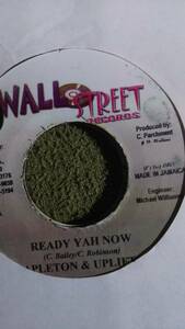 Wall Streat版 Full Up Riddim Single 3枚Set Capleton & Uplifter Sizzla Mark Ice & Dillgin