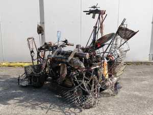  century end buggy war . machine Mad Max specification Souleater.F-ZERO. mountain 3 serial number tes machine waste car custom .. in dust real group car old car modified 