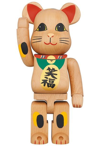 最新の情報 BE@RBRICK 招き猫 金運 黒メッキ 1000% MEDICOM おもちゃ