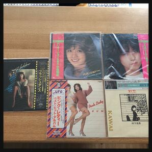 【5枚セット】中森明菜 ピンクレディー村下孝蔵 フラッシュダンスLP レコード