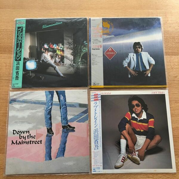 【4枚セット】浜田省吾LP レコード