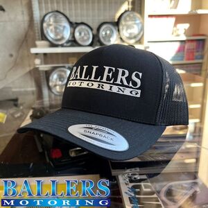 BALLERS MOTORING オリジナルキャップ BLACK カーブキャップ スナップバック ボーラーズモーターリング