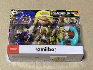 新品未開封★amiibo(アミーボ) トリプルセット[インクリング＜イエロー＞／オクトリング＜ブルー＞／コジャケ] (スプラトゥーン3)★検)タコ