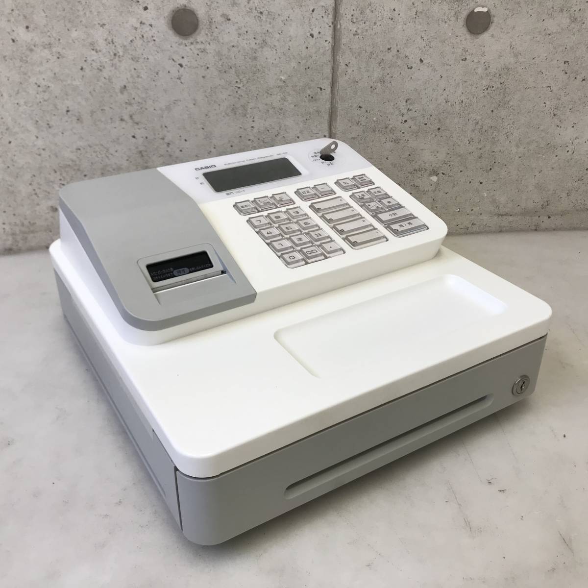 宇宙の香り カシオ レジスター 4部門 小型ドロア SE-G2-WE ホワイト