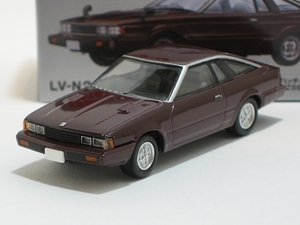 日産シルビアハッチバック ターボZSE-X 81年式（マルーン）LV-N210b【トミーテック社1/64ミニカー】