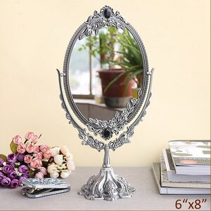 ... oval frame desk mirror 1p all 4 color oval frame desk mirror equipment ornament interior flower rose antique 
