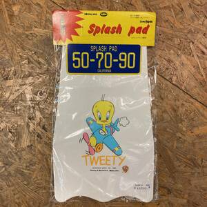 未開封☆ヴィンテージ★80ｓ　ワーナーブラザース　ＴＷＥＥＴＹ　SＰＬＡＳＨ　ＰＡＤ★トウィーティ、バイク、スプラッシュパット、1980