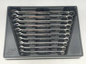 Snap-on Snap-on 10 piece spanner set combination wrench set used beautiful goods 