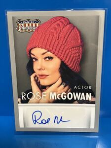  trading card PANINI[Rose McGowan rose *mago- one [2015 Panini Americana] autograph autograph card ]