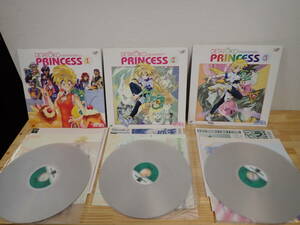 [505262/F7A]LD laser disk .... Princess ....PRINCESS DETATOKO PRINCESS all 3 volume set 