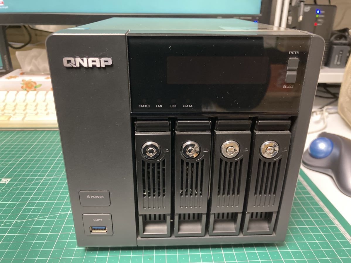 最も人気商品 6日まで値下げ QNAP NAS TS-659ProⅡ 6ベイ動作品 HDD