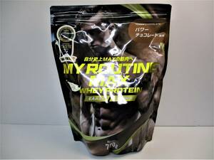 *MY ROUTINE MAX( mile - tea n Max )* whey protein * power chocolate manner taste *700g×1* own historical MAX. muscle .*