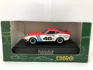 1/43 EBBRO NISSAN FAIRLADY 240Z BRE RACING No.46 赤/白