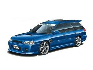  Aoshima plastic model 1/24 The * tuned car No.64hipo Sleek BG5 Legacy Touring Wagon '93 Subaru free shipping 