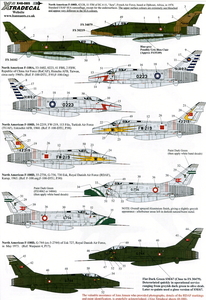 1/48 エクストラデカール　F-100A/D スーパーセイバー 諸外国編