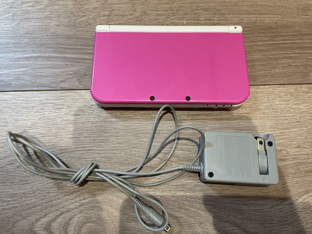 ニンテンドー3DS LL ピンク×ホワイト 初期動作確認済 ファッション www