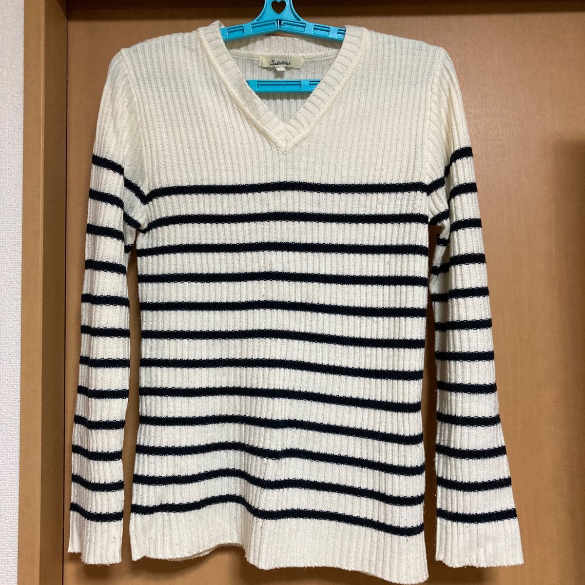 高評価!本物 美品 バルマンオム ニット セーター ボーダー 肩
