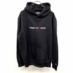 Tommy Jeans Tom Jeans Stow Sweat Parker Foody Back Brack Emelcodery Emelcodery с длинным рукавом x Poly Black Black