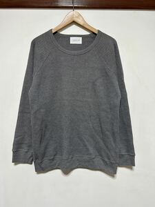 mi1006 URBAN RESEARCH DOORS Urban Research door z waffle sweat sweatshirt 40 thermal gray 