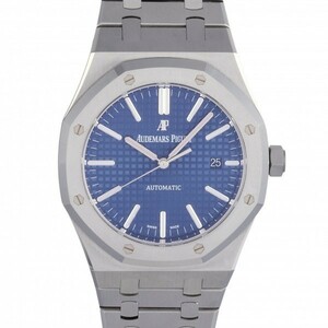 オーデマ・ピゲ AUDEMARS PIGUET ロイヤルオーク オートマティック ブティック限定 15400ST.OO.1220ST.03 ブルー文字盤 中古 腕時計 メンズ