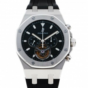 o-tema*pigeAUDEMARS PIGUET Royal дуб палец на ноге рубин yon хронограф 25977ST.OO.D002CR.01 черный циферблат б/у наручные часы мужской 