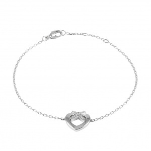  Chaumet Lien Heart браслет K18WG белое золото б/у 