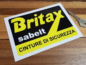 ◆送料無料◆ 海外 ブリタックス Britax Sabelt 197mm 2枚セット ステッカー