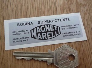 ◆送料無料◆ 海外 Magneti Marelli Bobina Superpotente マニエッティ・マレリ 75mm ステッカー