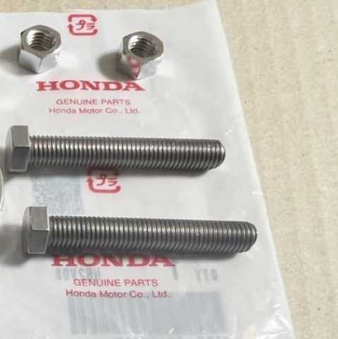 ペイペイ CB250T CB250N CB400N HONDA 純正 CB400T CM400T チェーン アジャスター ボルトナツト付き 新品