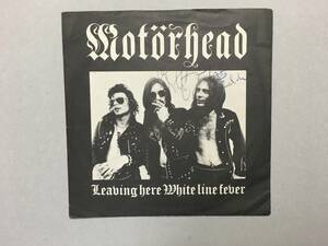 MOTORHEAD LEAVING HERE UK盤　レミー　ファストエディ　サイン付き