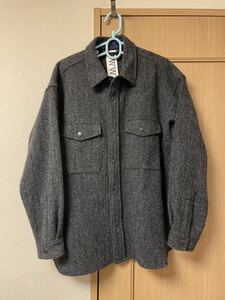 美品 Traditional Weatherwear ツイードCPOジャケット S グレー