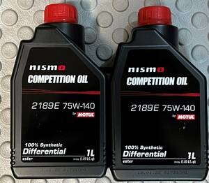  stock equipped!![2L]NISMO COMPETITION OIL type 2189E 75W140 1L/2 can ② Nismo Nissan MOTULmochu-ru