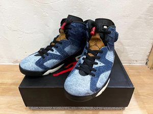 ☆NIKE/ナイキ 2019年 AIR JORDAN6 RETRO CT5350 401 size28.5cm DENIM メンズ エアジョーダン レトロ デニム スニーカー 古着 used☆