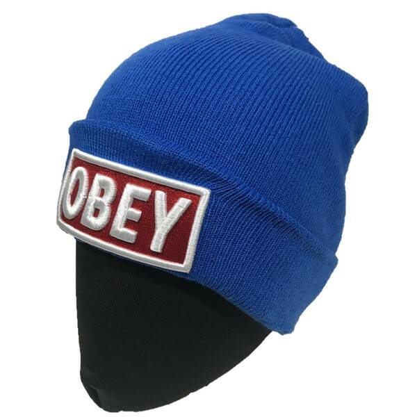 OBEY オベイ ワッチニットキャップ（ロイヤルブルー） [並行輸入品]