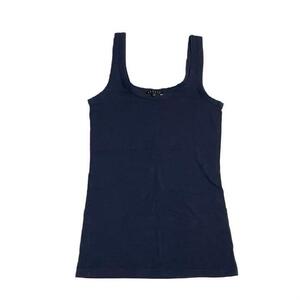 theory theory tank top size S lady's cotton navy 