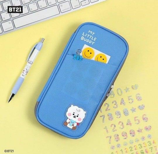 公式　BTS BT21【RJ】P-POCKET　ペンポーチ　筆箱　ポーチ